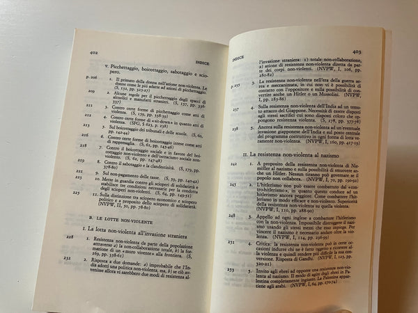 Gandhi - Teoria e pratica della non violenza