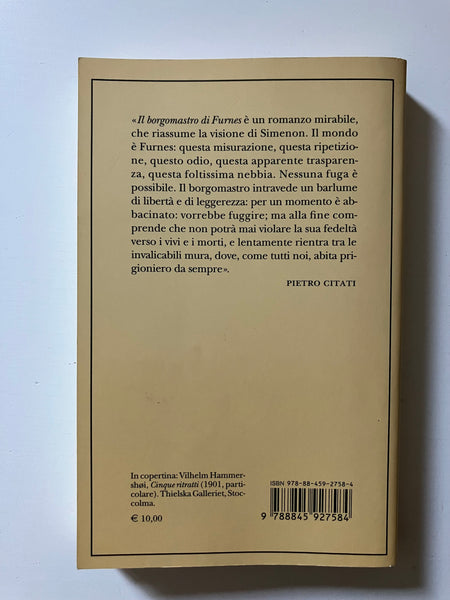 Georges Simenon - Il borgomastro di Furnes