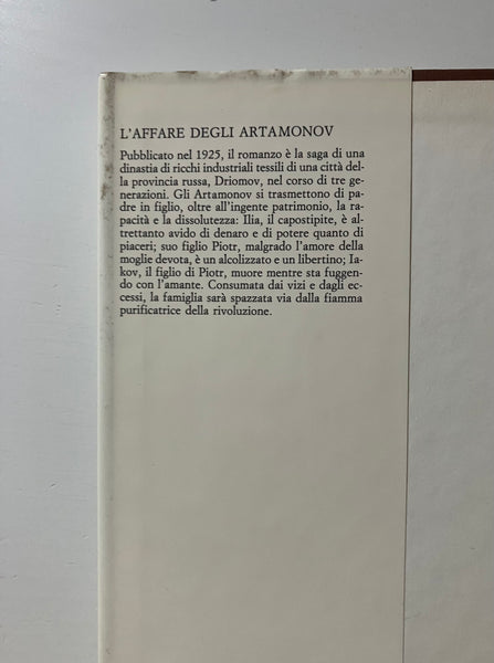 Maksim Gorkj - L'affare degli Artamonov