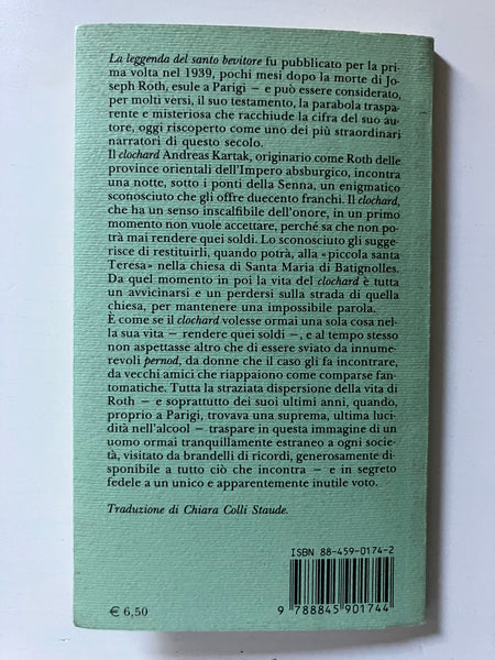 Joseph Roth - La leggenda del santo bevitore