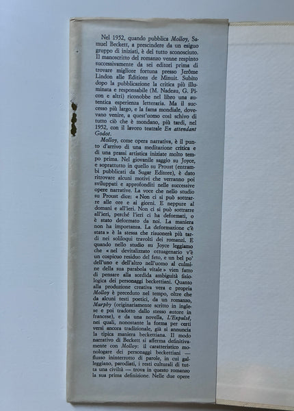 Samuel Beckett - Molloy / Malone muore / L'innominabile