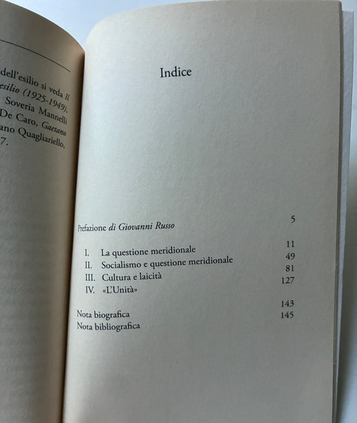Gaetano Salvemini - La sinistra e la questione meridionale