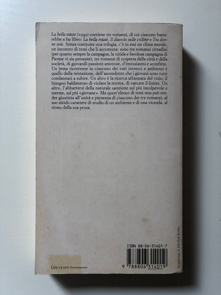 Cesare Pavese - La bella estate