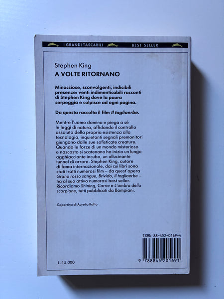 Stephen King - A volte ritornano