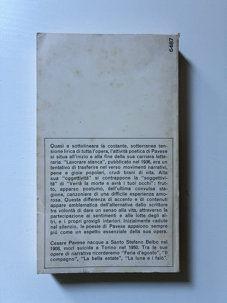 Cesare Pavese - Poesie