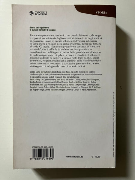 Kenneth O. Morgan, a cura di - Storia dell'Inghilterra Da Cesare ai giorni nostri
