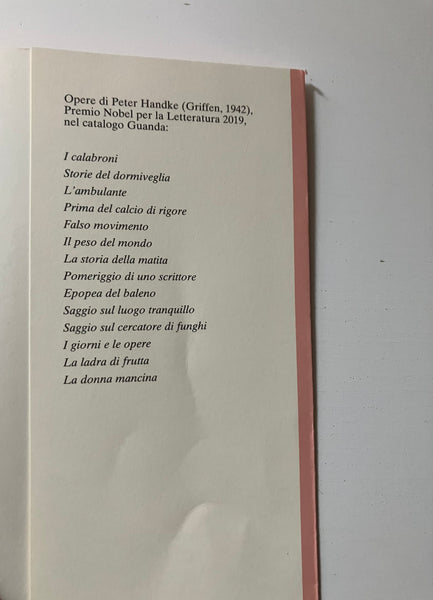 Peter Handke - La donna mancina