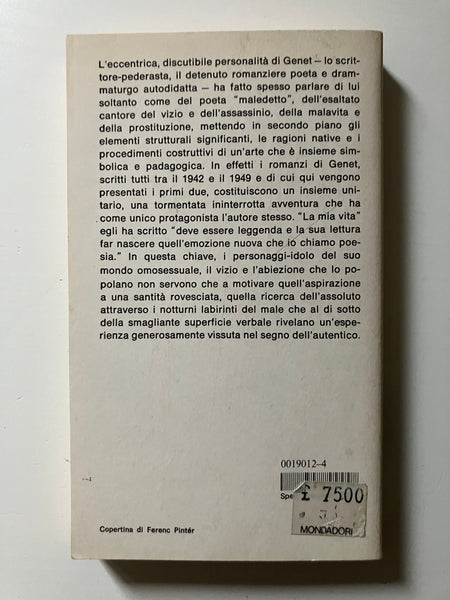 Jean Genet - Nostra Signora dei fiori / Miracolo della rosa