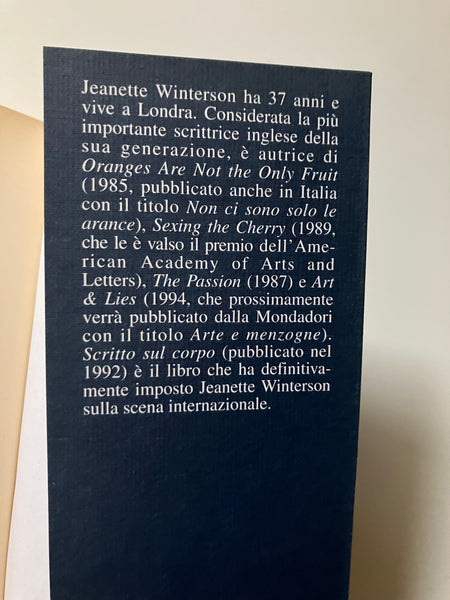 Jeanette Winterson - Scritto sul corpo