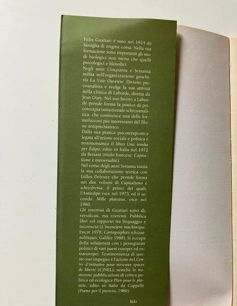 Felix Guattari - Le tre ecologie
