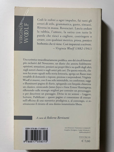 Virginia Woolf - Consigli a un aspirante scrittore