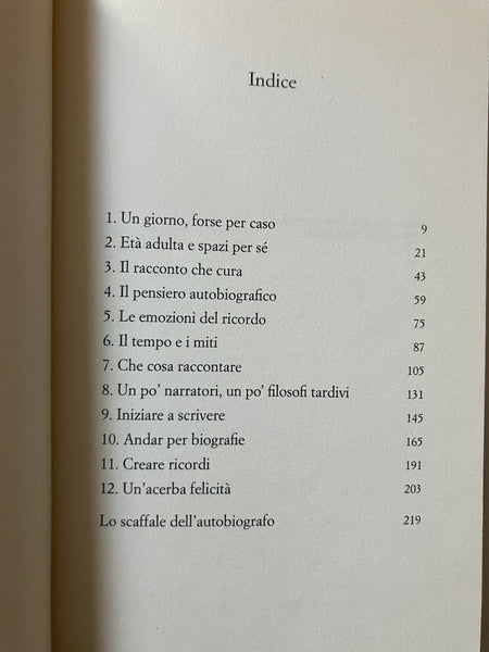 Duccio Demetrio - Raccontarsi. L'autobiografia come cura di sè