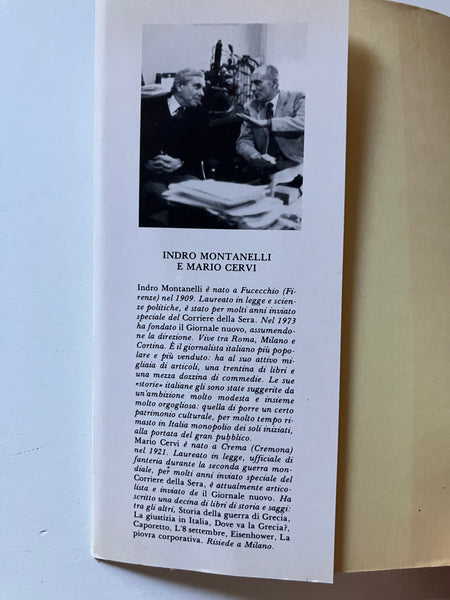 Indro Montanelli  Mario Cervi - L'Italia littoria