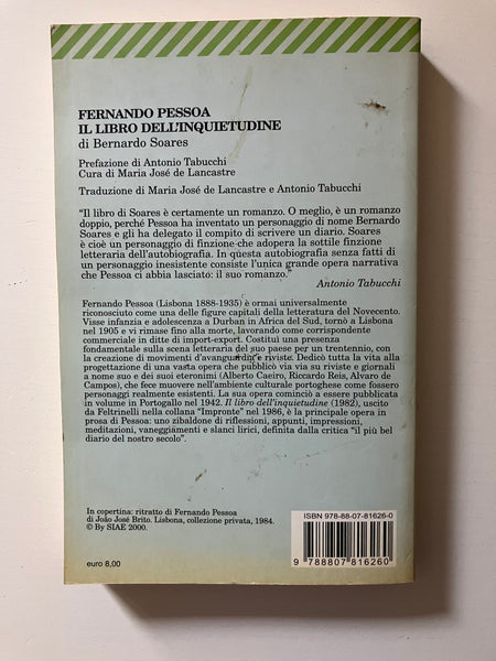 Ferdinando Pessoa - Il libro dell'inquietudine