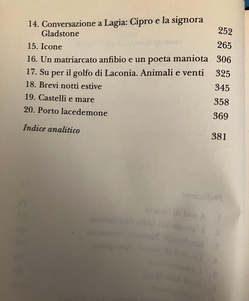 Patrick Leigh Fermor - Mani. Viaggi nel Peloponneso