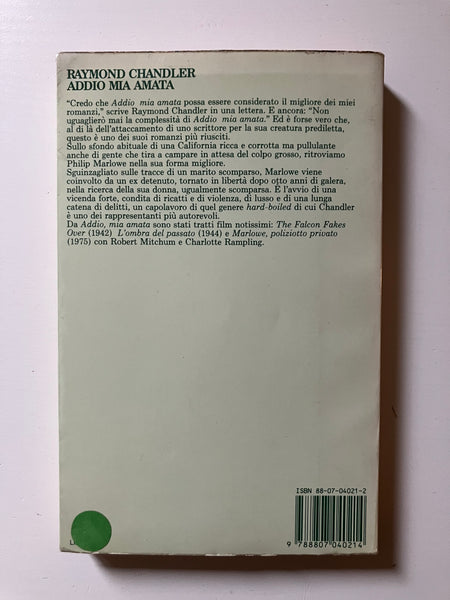 Raymond Chandler - Addio mia amata