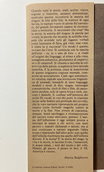 Carlo A. Corsi - La storia del mago