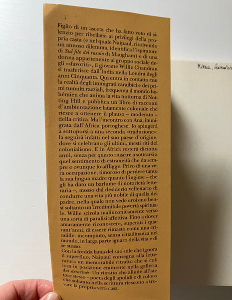 V. S.  Naipaul - La metà di una vita
