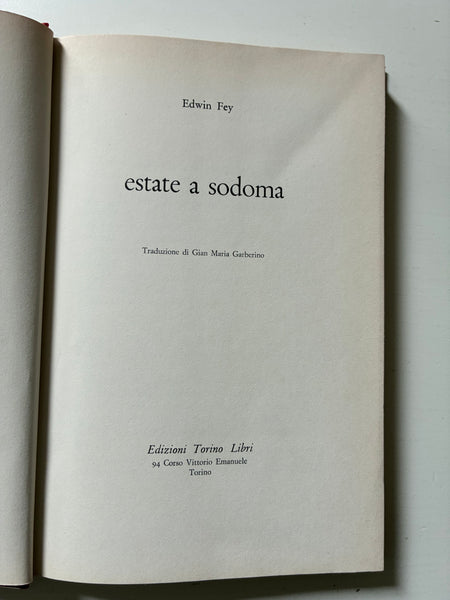 Edwin Fey - Estate a Sodoma