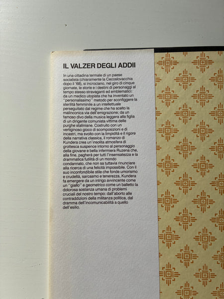 Milan Kundera - Il valzer degli addii