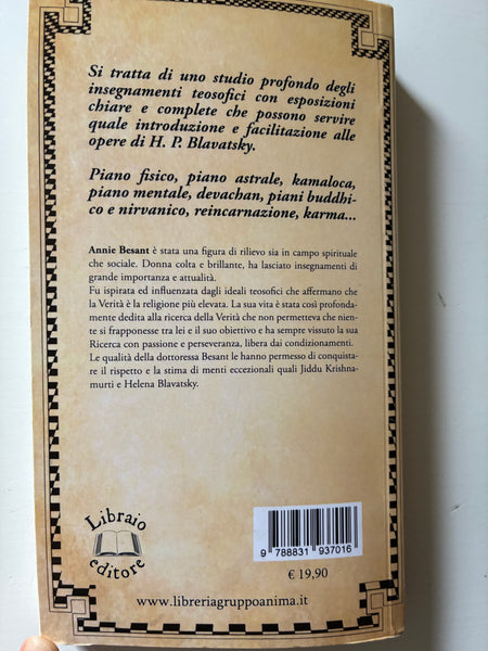 Annie Besant - Sapienza antica. Compendio degli insegnamenti teosofici