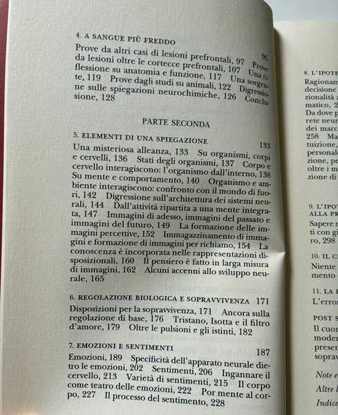 Antonio R. Damasio - L'errore di Cartesio. Emozione, ragione e cervello umano