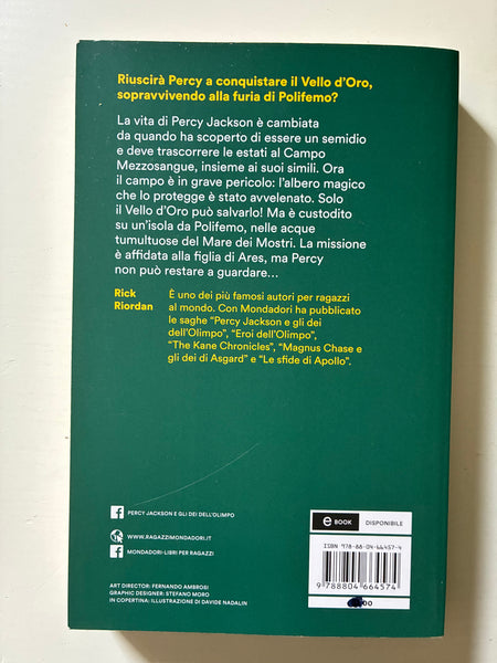 Rick Riordan -  Il mare dei Mostri. Percy Jackson e gli dei dell'Olimpo
