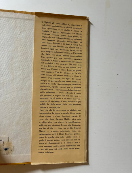 Jacques Maillet - Madeleine lettere d'amore
