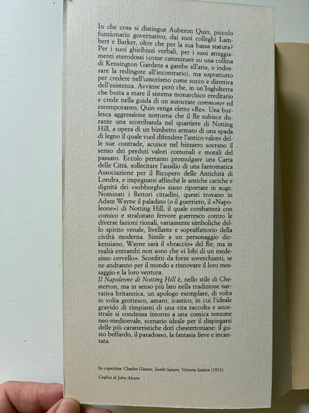 G. K . Chesterton - Il Napoleone di Notting Hill