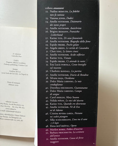 Amelie Nothomb - Causa di forza maggiore