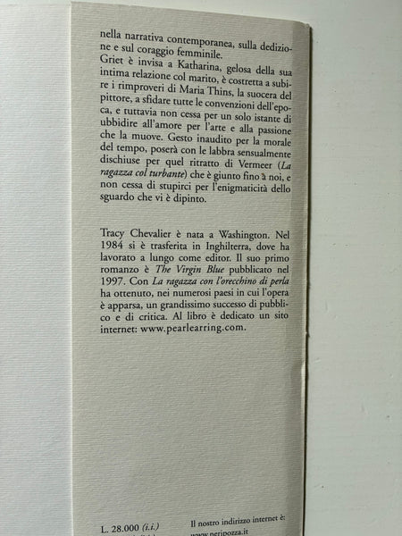 Tracy Chevalier - La ragazza con l'orecchino di perla