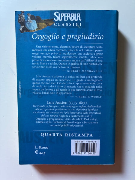 Jane Austen - Orgoglio e pregiudizio