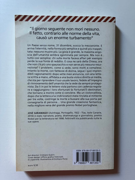Josè Saramago - Le intermittenze della morte