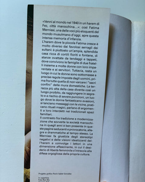 Fatima Mernissi - La terrazza proibita. Vita nell' harem