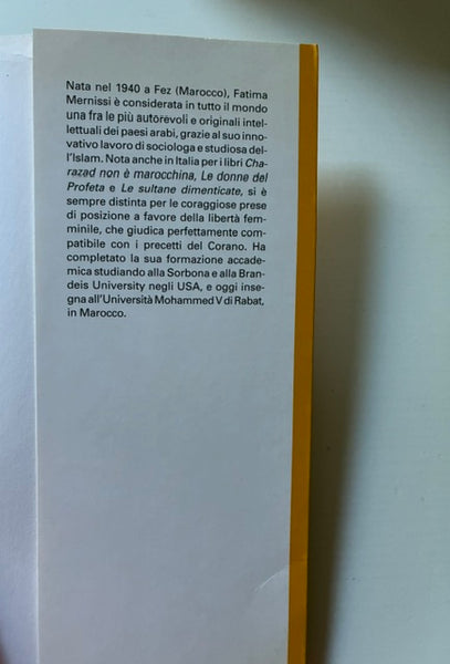 Fatima Mernissi - La terrazza proibita. Vita nell' harem