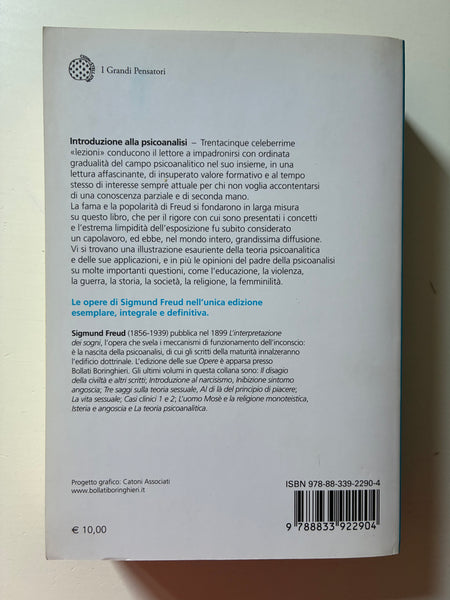 Sigmund Freud - Introduzione alla psicoanalisi