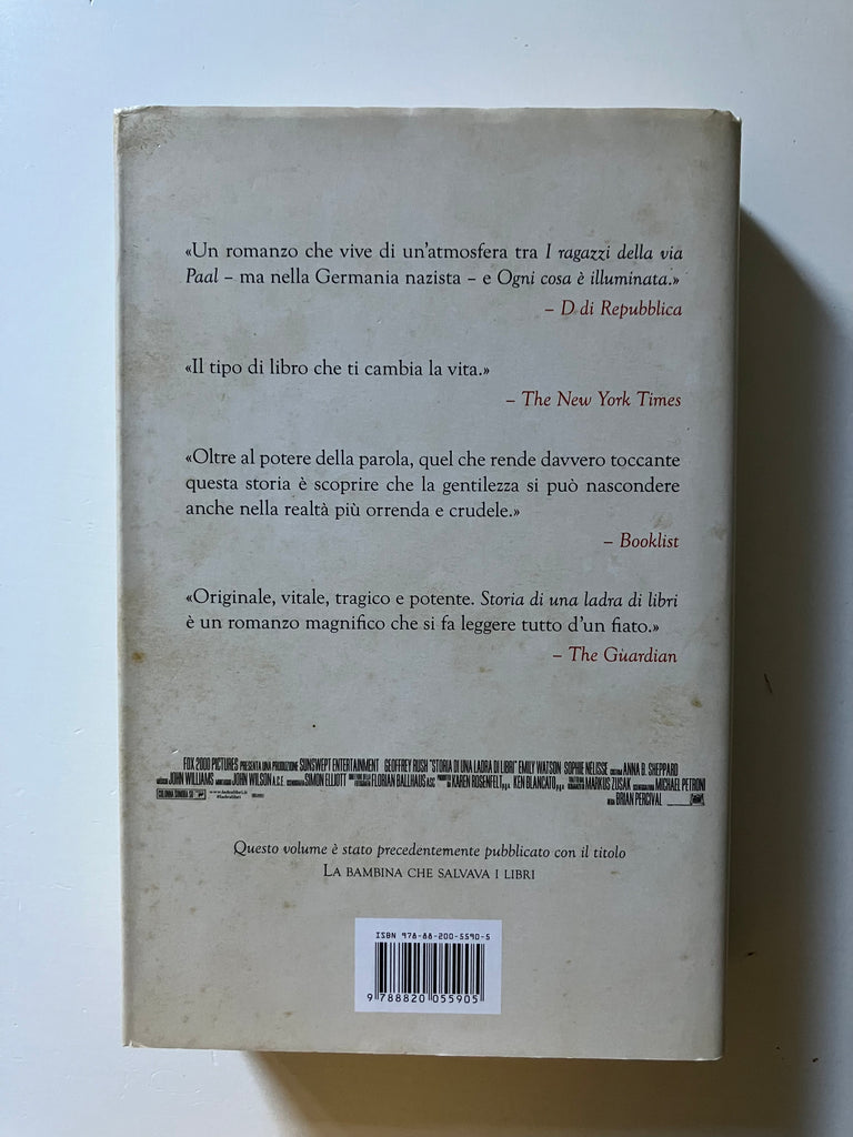 Storia di una ladra di libri  Markus Zusak – Libreria Obli