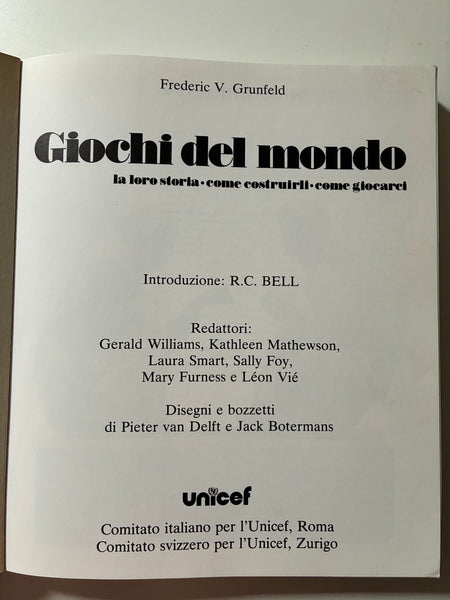 Frederic V. Grunfeld - Giochi del mondo