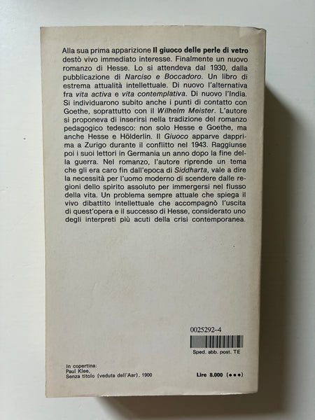Hermann Hesse - Il giuoco delle perle di vetro