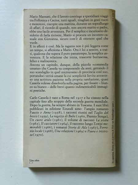Carlo Cassola - Una relazione