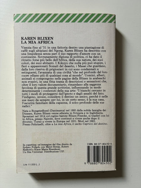 Karen Blixen - La mia Africa
