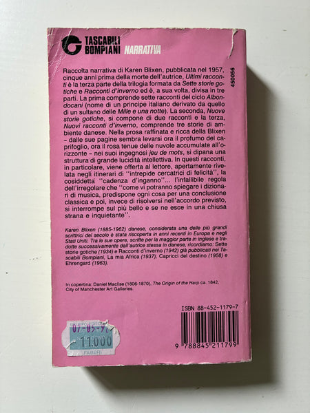 Karen Blixen - Ultimi racconti