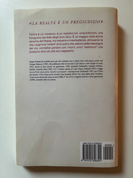 Beppe Sebaste - Fallire. Storia con fantasmi