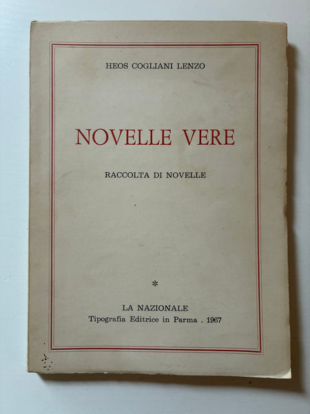 Heos Cogliani Lenzo - Novelle vere