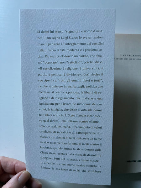 Luigi Sturzo - Appello a liberi e forti