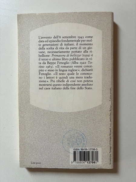 Beppe Fenoglio - Primavera di bellezza