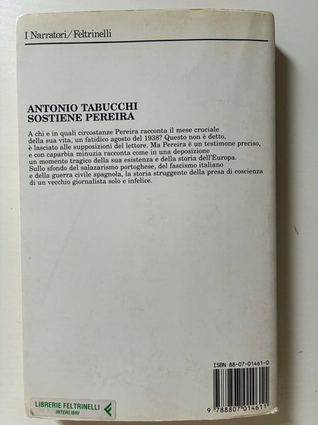 Antonio Tabucchi - Sostiene Pereira