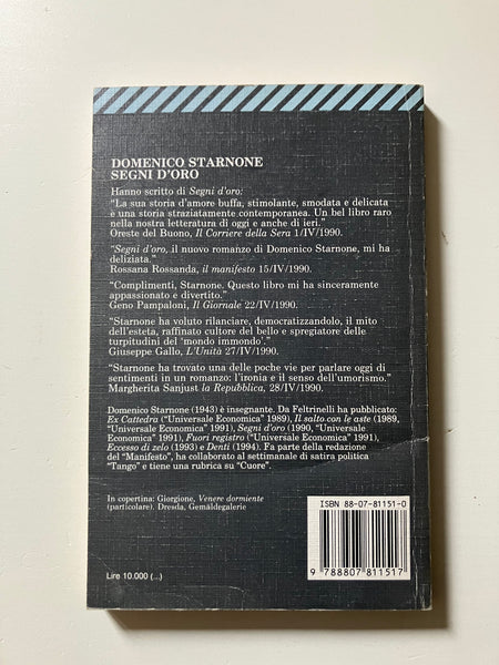 Domenico Starnone - Segni d'oro