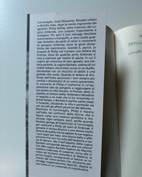 Daphne Du Maurier - Mia cugina Rachele