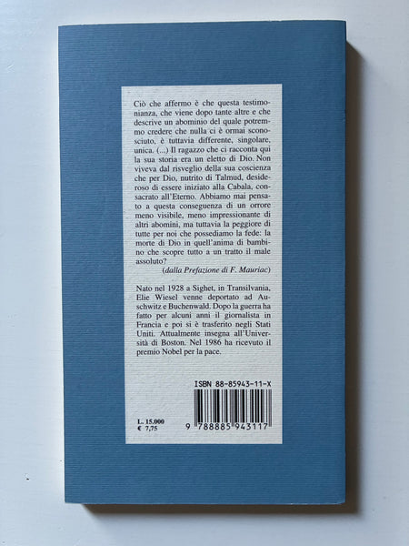 Elie Wiesel - La notte